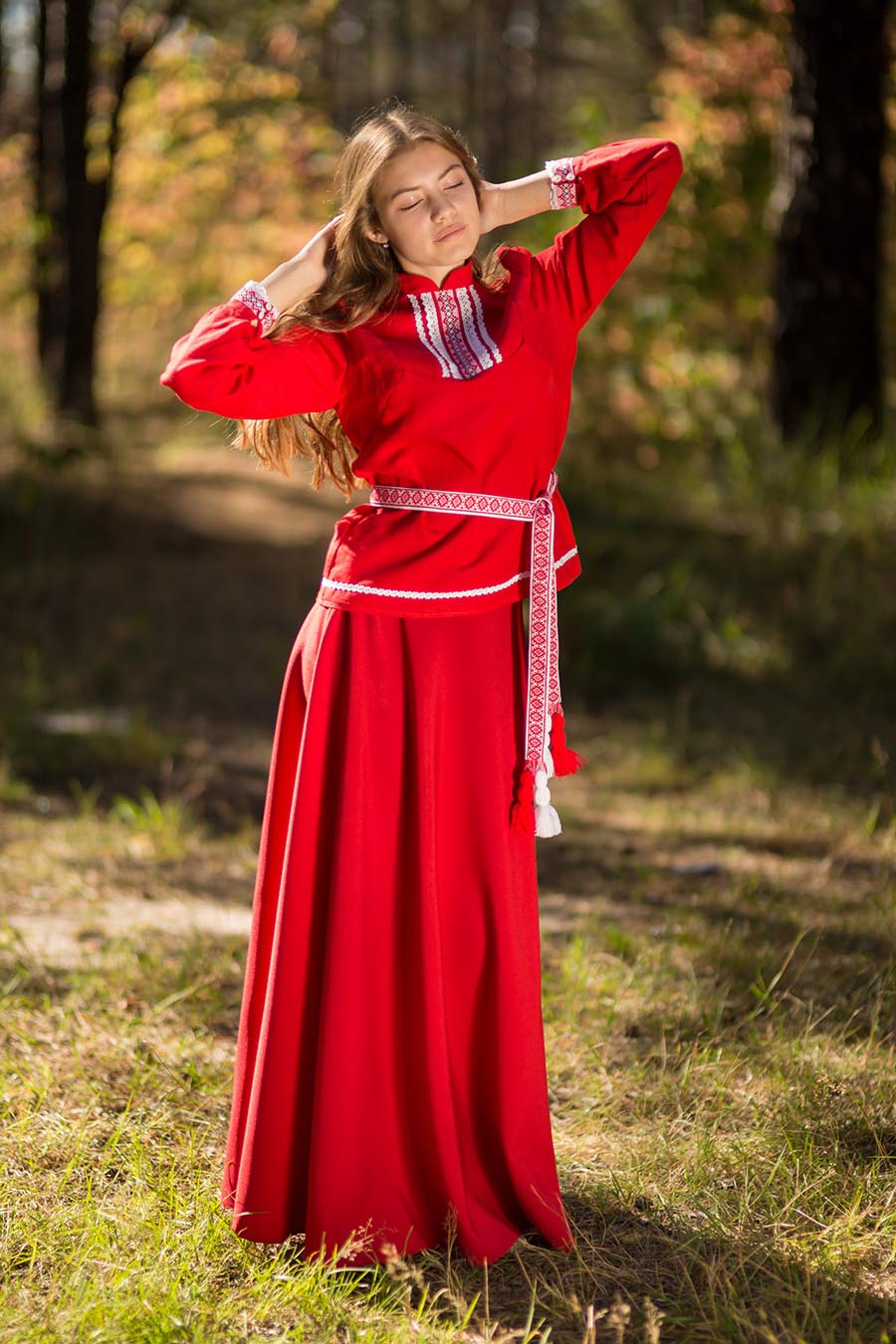 Underwear Women in Slavic costumes in Yongyin