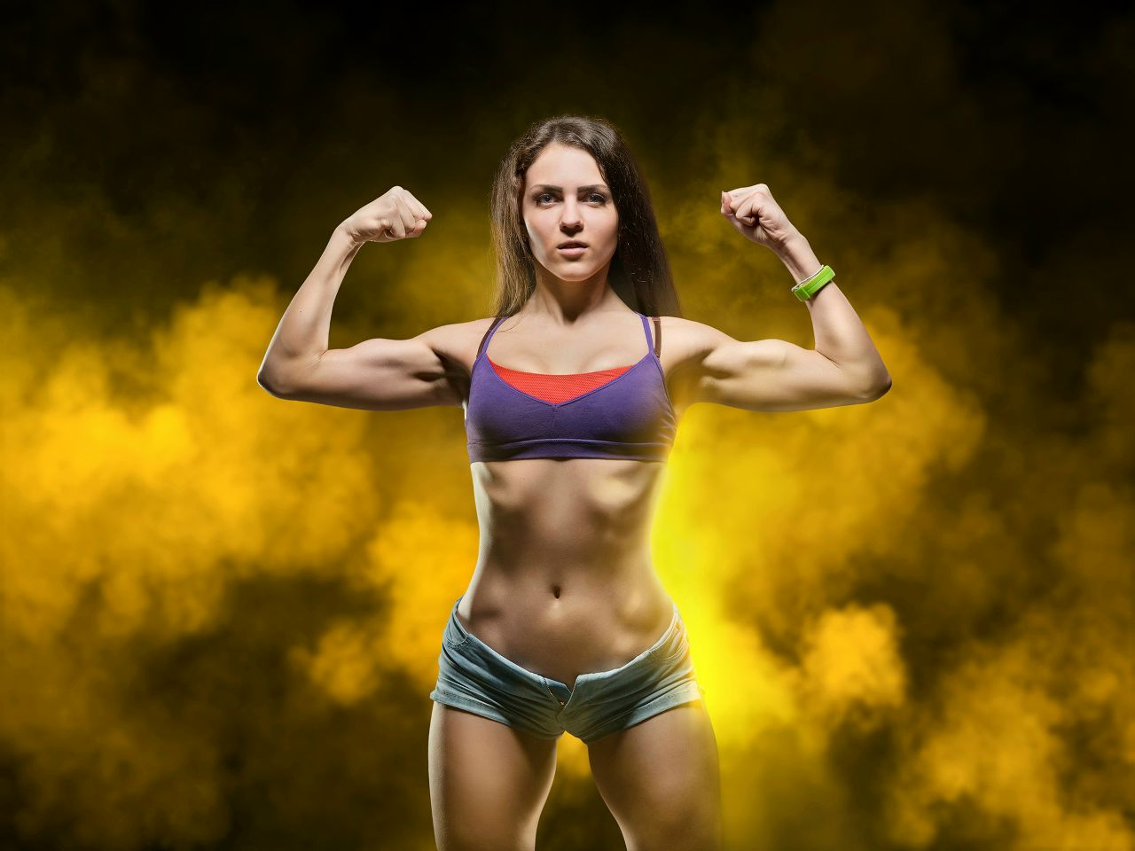 Athletic girls in Yongyin